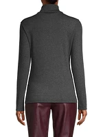 Long-Sleeve Turtleneck Top