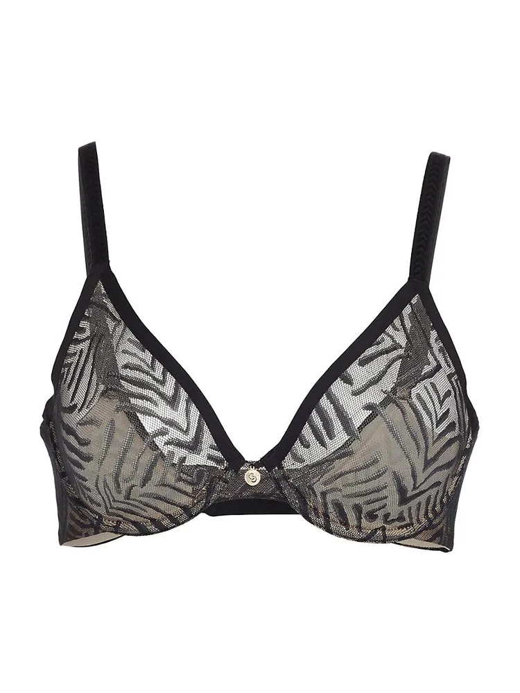 Graphic Allure Molded Mesh Underwire Bra