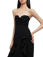 Keelan Strapless Bustier Midi-Dress