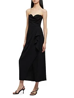 Keelan Strapless Bustier Midi-Dress