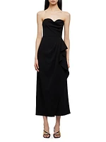 Keelan Strapless Bustier Midi-Dress