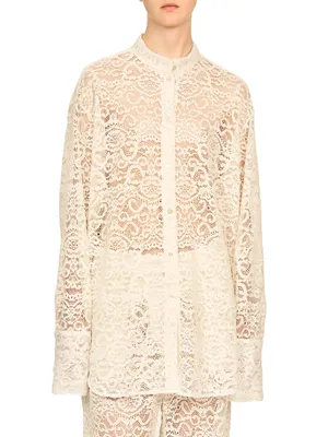The Gertrude Lace Shirt