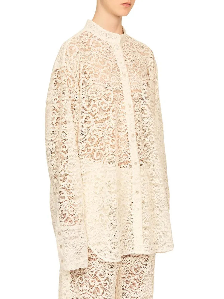 The Gertrude Lace Shirt