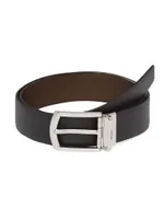 Reversible Saffiano Leather Belt