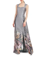 Cressida Floral Organza Walk-Thru Jumpsuit