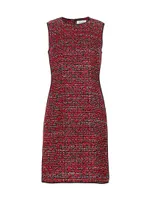 Bouclé Tweed Sheath Dress