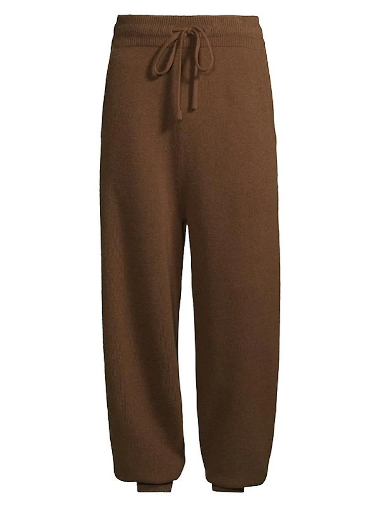 WHOLEGARMENT Cashmere-Blend Jogger Pants