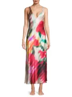 Melisande Silk Slip Maxi Dress