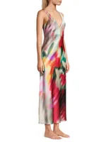 Melisande Silk Slip Maxi Dress