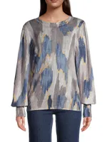 Misty Ikat Sweater