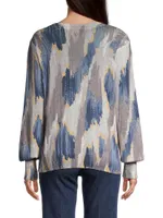 Misty Ikat Sweater