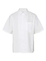 Short-Sleeved Cotton Shirt