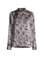 Marble Sky Satin Shirt