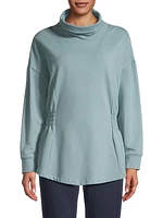 Brushed Terry Ruched Tunic