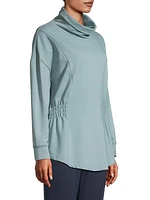 Brushed Terry Ruched Tunic