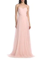 Vernen Sleeveless Pleated Gown