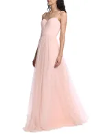 Vernen Sleeveless Pleated Gown