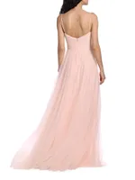 Vernen Sleeveless Pleated Gown