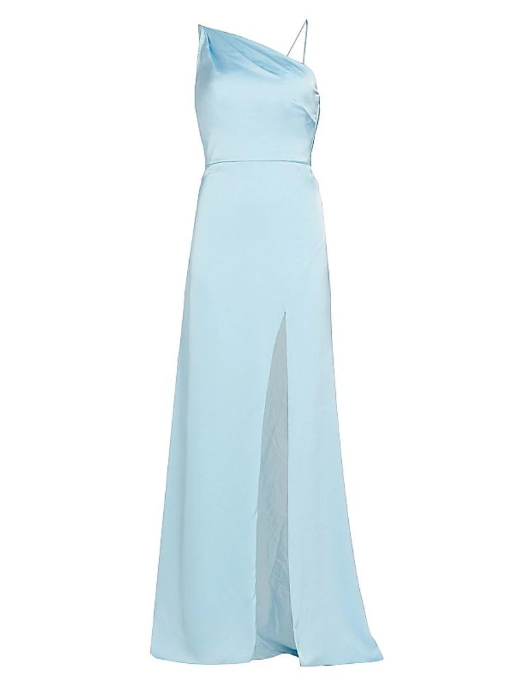 Van One-Shoulder Mermaid Gown