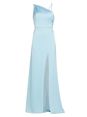 Van One-Shoulder Mermaid Gown