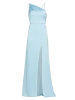 Van One-Shoulder Mermaid Gown