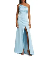 Van One-Shoulder Mermaid Gown