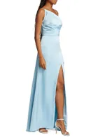 Van One-Shoulder Mermaid Gown