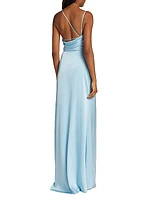 Van One-Shoulder Mermaid Gown