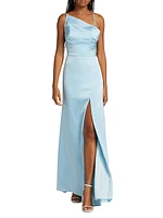Van One-Shoulder Mermaid Gown