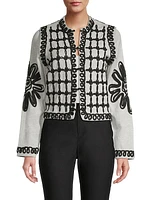 Romantic Soutache Knit Jacket