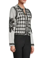 Romantic Soutache Knit Jacket