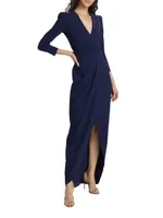 Verilla Tulip-Hem Gown