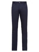 Five-Pocket Stretch Drill Jeans