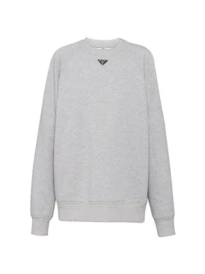 Long-Sleeved Cotton Sweatshirt