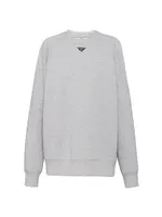 Long-Sleeved Cotton Sweatshirt