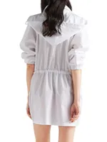 Hooded Poplin Dress