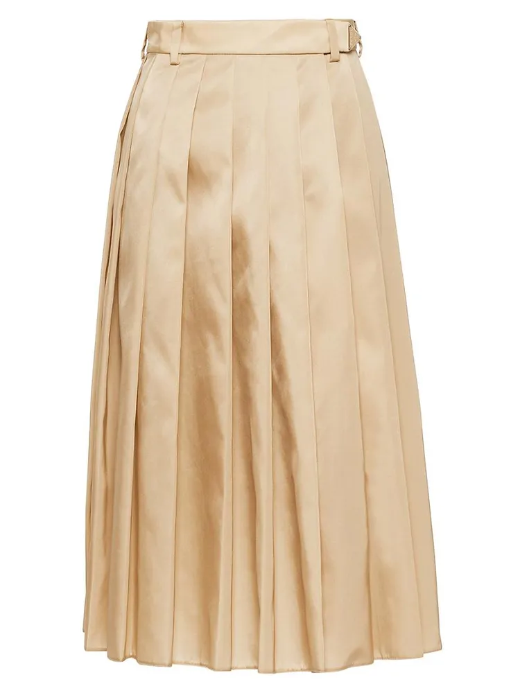 Re-Nylon Pleated Skirt
