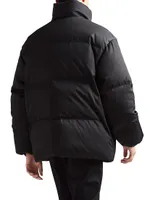 Medium-Length Re-Nylon Down Jacket