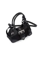 Moon Re-Nylon and Leather Bag