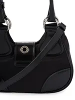 Moon Re-Nylon and Leather Bag