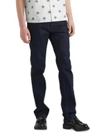 Five-Pocket Stretch-Denim Trousers