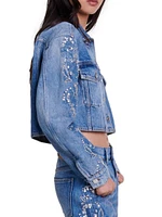 Embroidered Denim Jacket