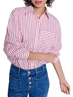 Striped Rhinestone Shirt