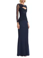 Leitha Layered Cut-Out Gown