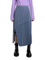 Asymmetrical Pleated Skirt