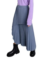 Asymmetrical Pleated Skirt