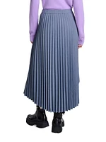 Asymmetrical Pleated Skirt