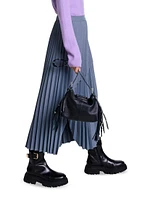 Asymmetrical Pleated Skirt