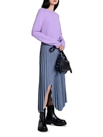 Asymmetrical Pleated Skirt