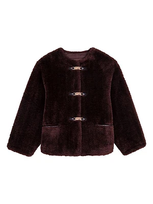 Short Faux Fur Coat